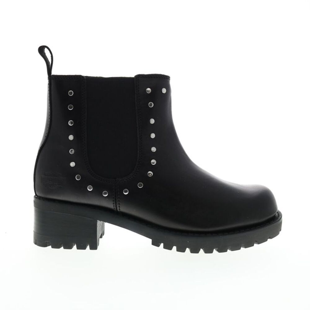 Harley-Davidson Womens Ashby Pull On Black Boots (NWT)